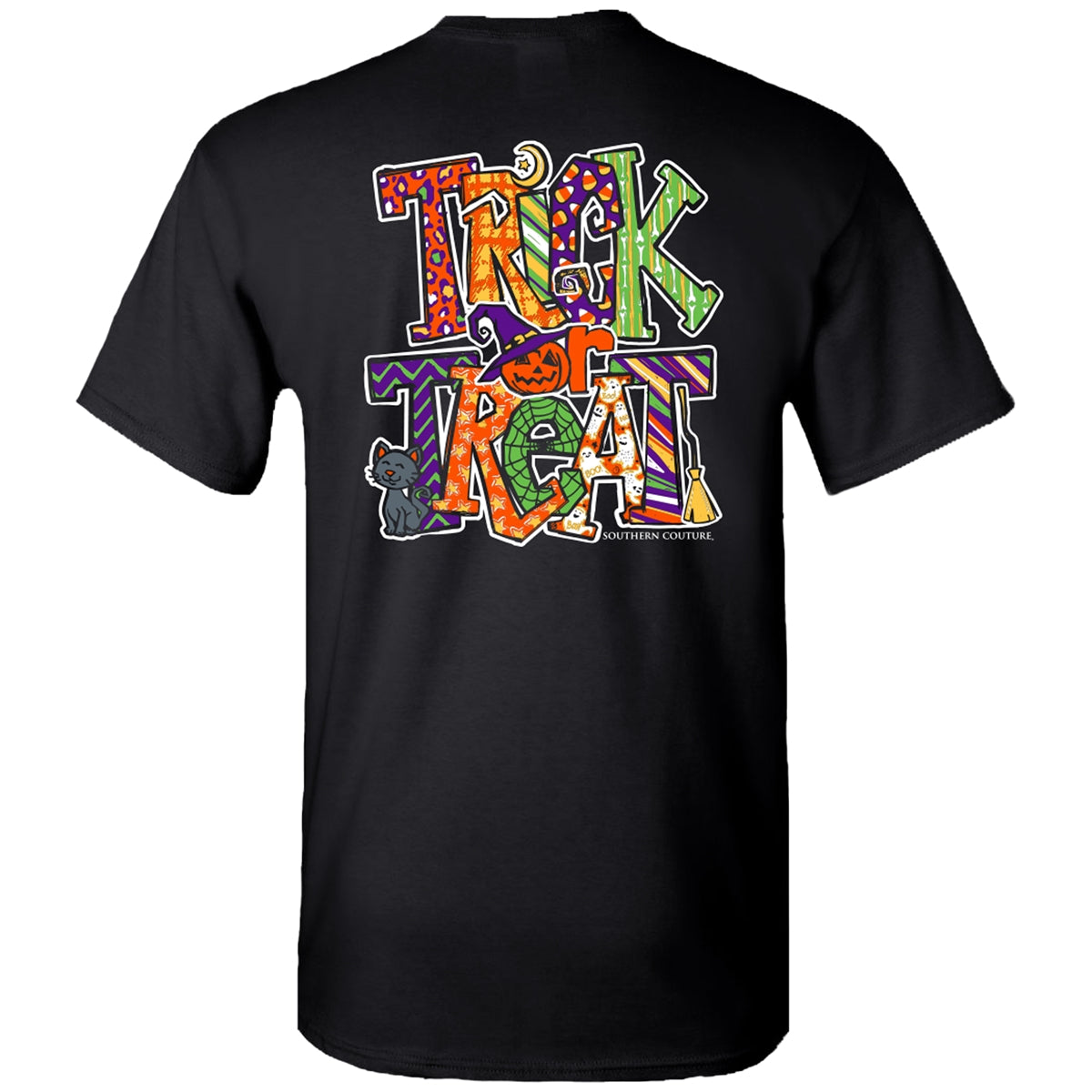 Southern Couture Classic Trick or Treat Fall T-Shirt