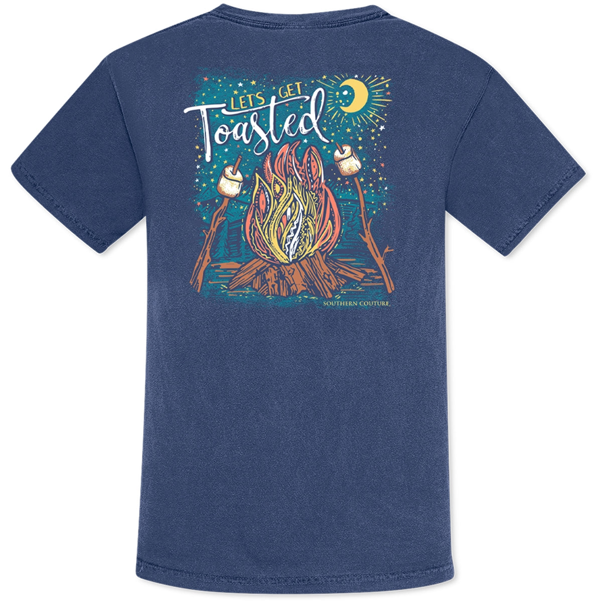 Southern Couture Let's Get Toasted Fall Comfort Colors T-Shirt