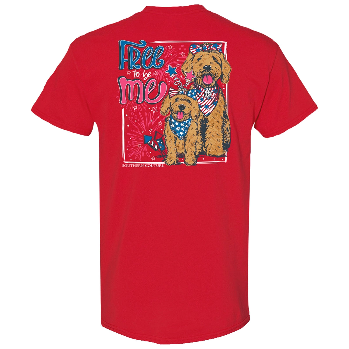 Southern Couture Classic Free To Be Me USA T-Shirt - SimplyCuteTees