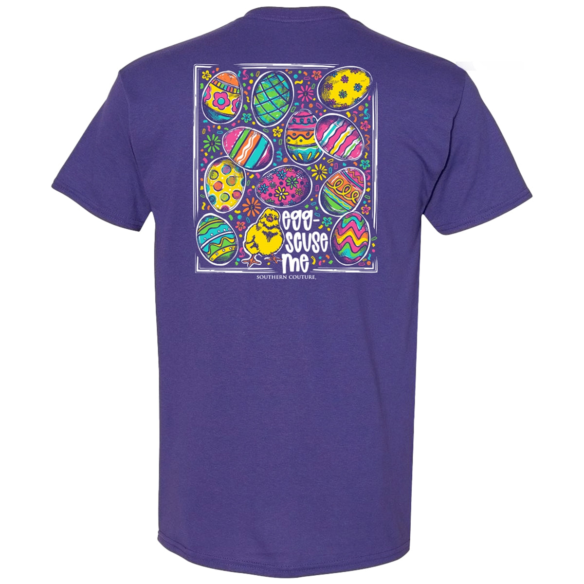 Southern Couture Classic Eggscuse Me Easter T-Shirt - SimplyCuteTees