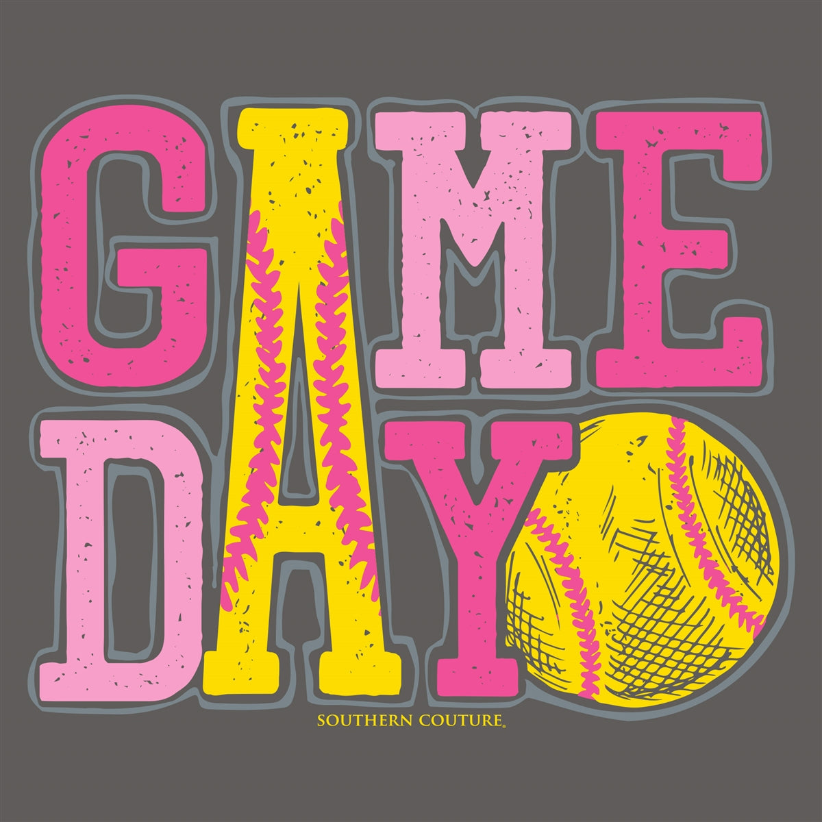 Southern Couture Soft Game Day Softball T-Shirt - SimplyCuteTees