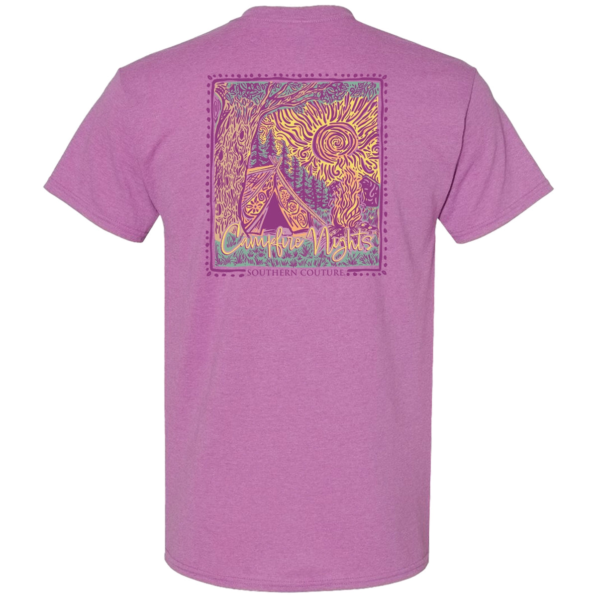 Southern Couture Classic Campfire Nights T-Shirt - SimplyCuteTees