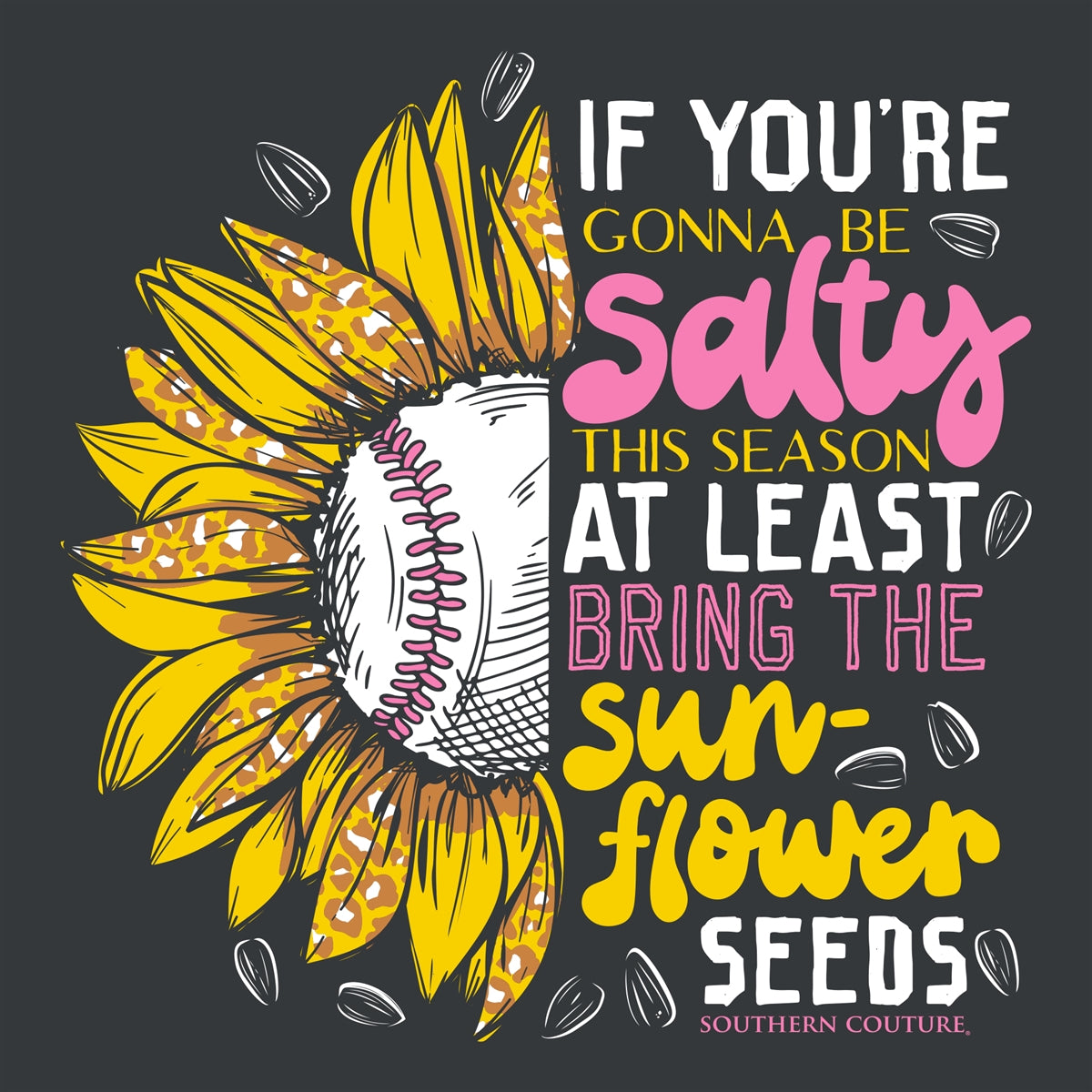 Southern Couture Classic Gonna Be Salty Baseball T-Shirt - SimplyCuteTees