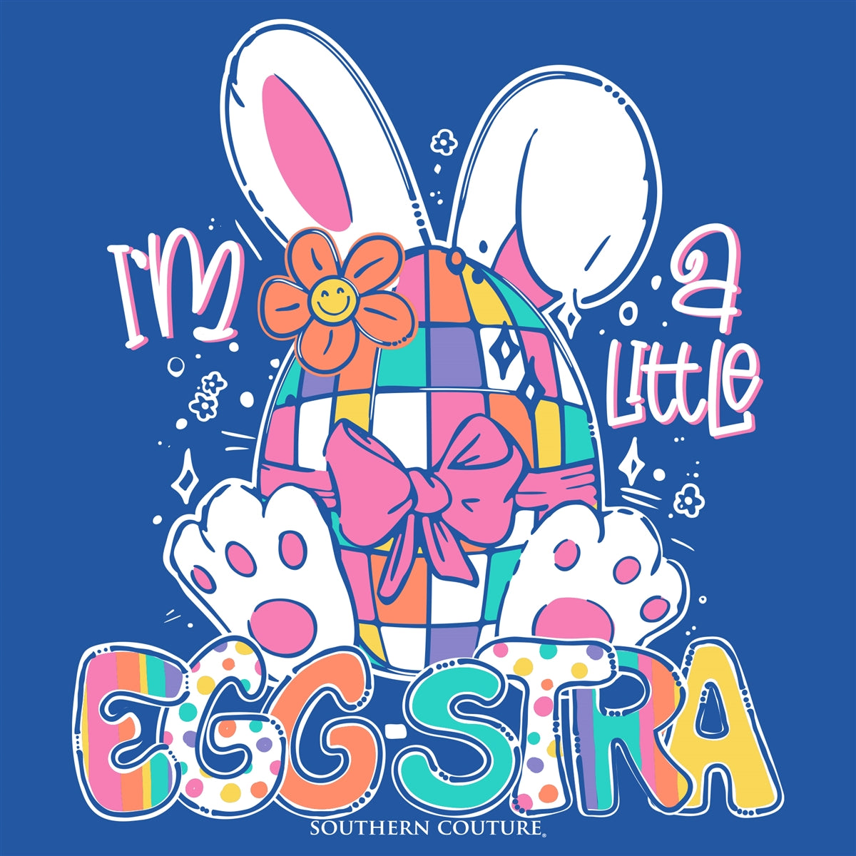 Southern Couture Classic I'm A Little Eggstra Easter T-Shirt - SimplyCuteTees