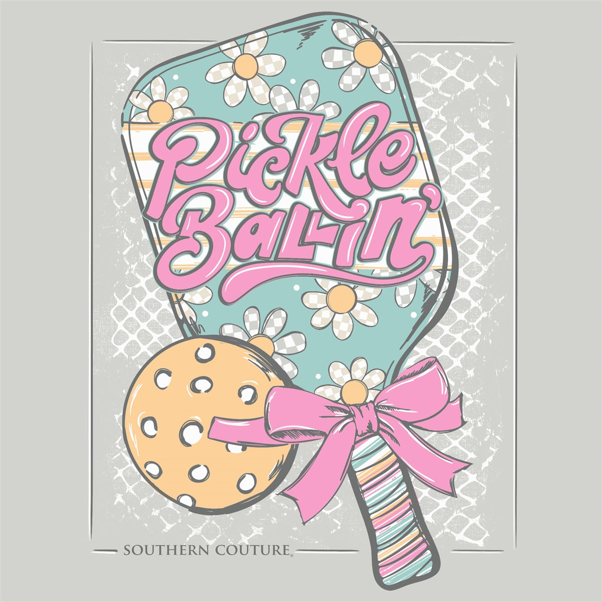 Southern Couture Classic Pickleballin' T-Shirt