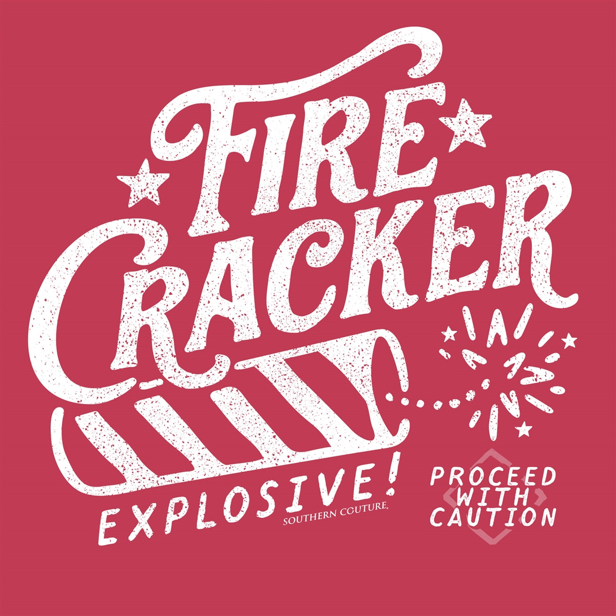 Southern Couture Soft Firecracker USA T-Shirt - SimplyCuteTees