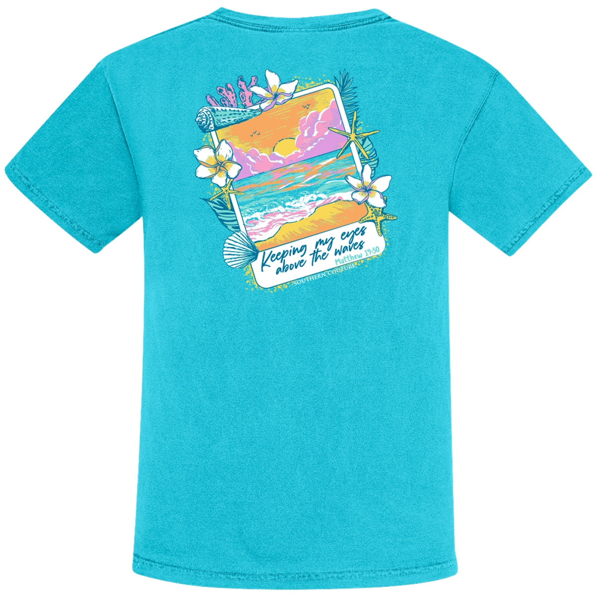 Southern Couture Keeping My Eyes Above Comfort Colors T-Shirt - SimplyCuteTees
