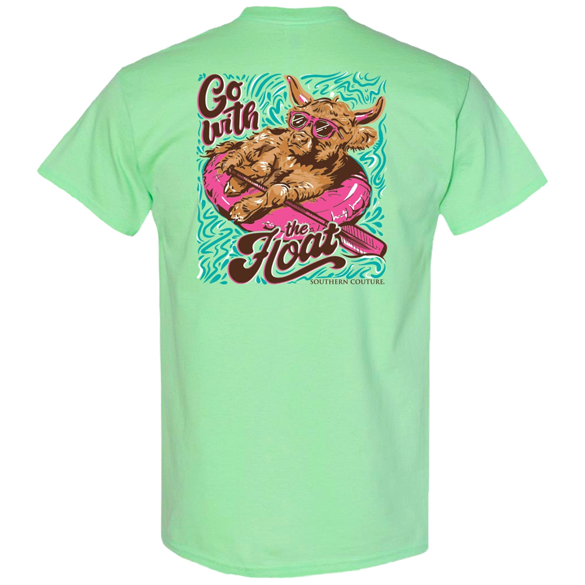 Southern Couture Classic Go With The Float T-Shirt - SimplyCuteTees