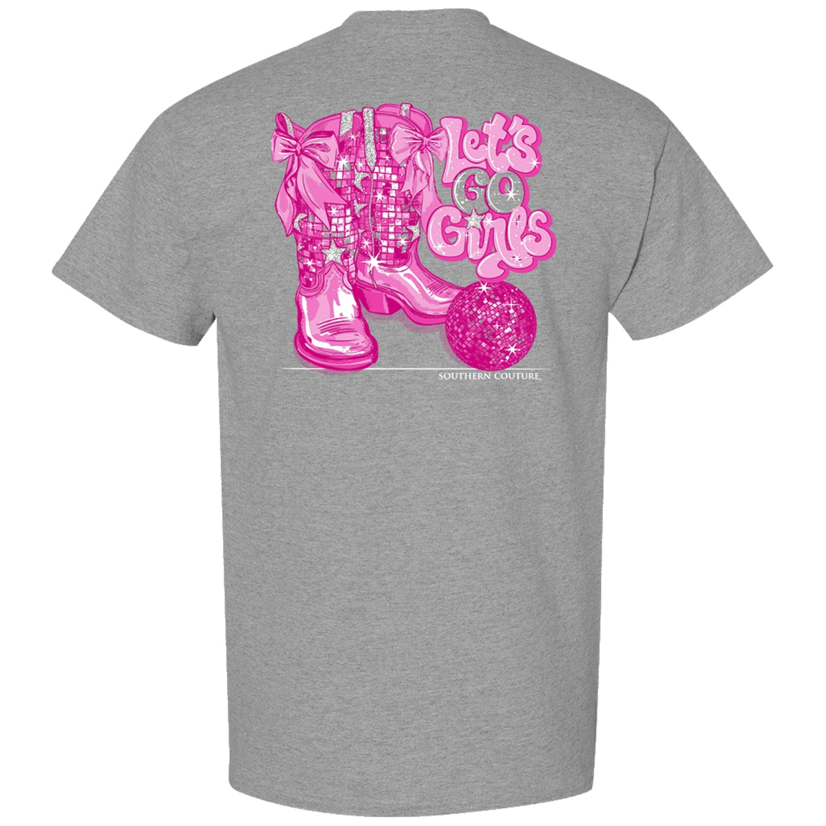 Southern Couture Classic Let's Go Girls T-Shirt - SimplyCuteTees
