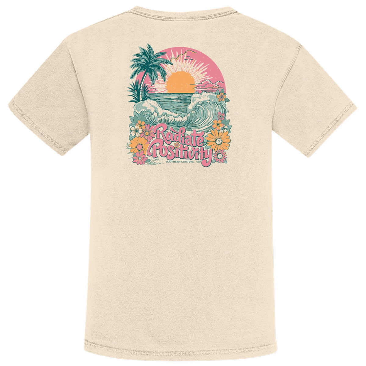 Southern Couture Radiate Positivity Comfort Colors T-Shirt - SimplyCuteTees