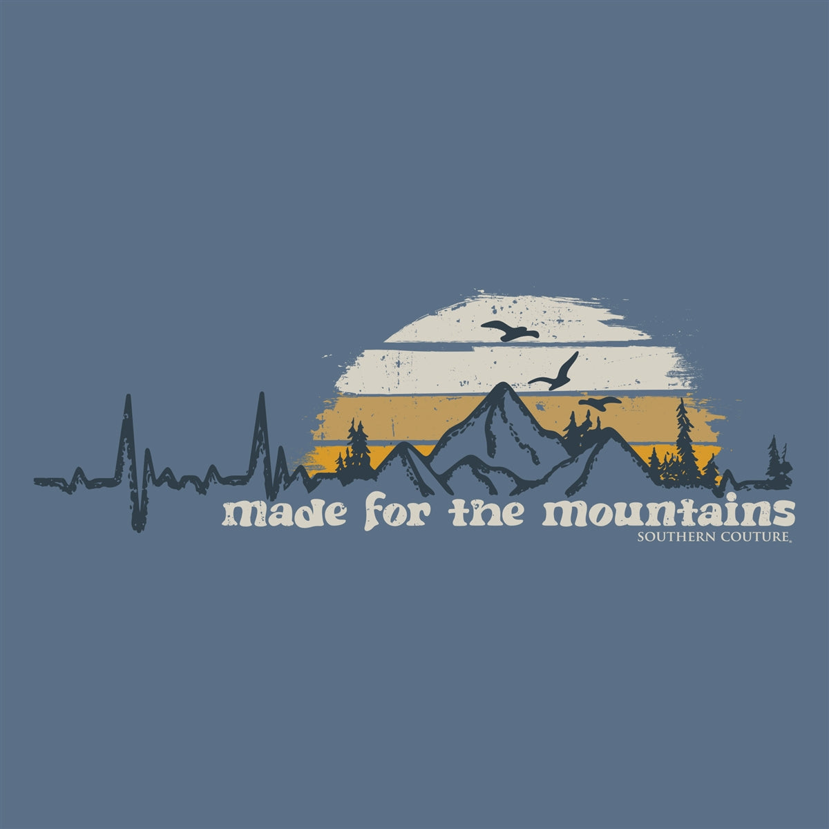 Southern Couture Soft Made For The Mountains T-Shirt - SimplyCuteTees