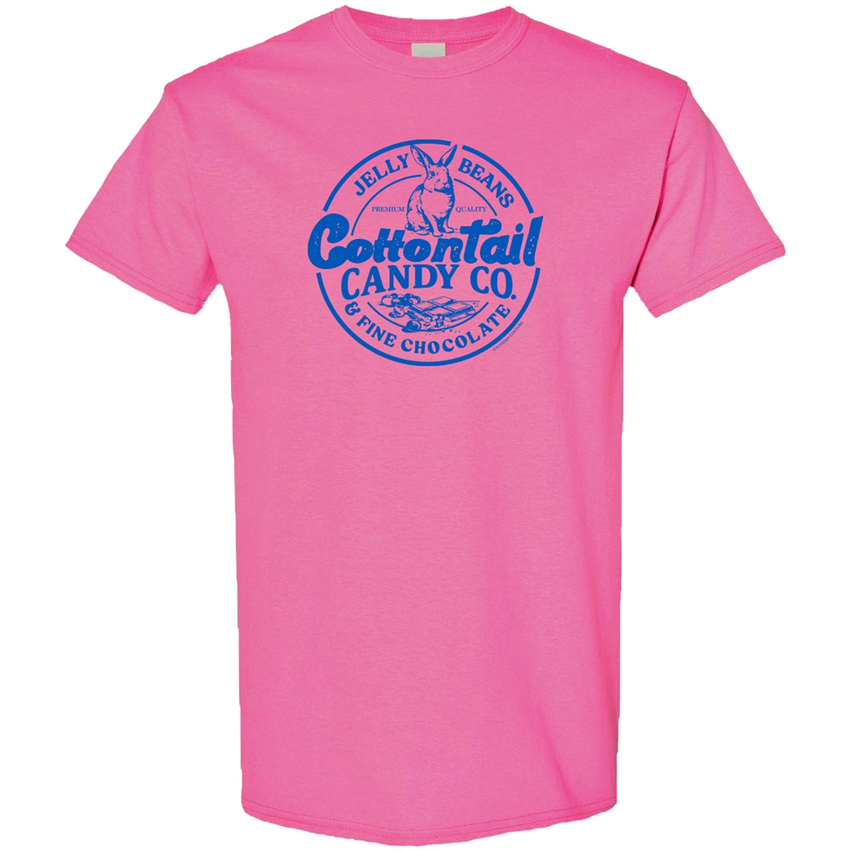 Southern Couture Soft Cottontail Candy Co Easter T-Shirt - SimplyCuteTees