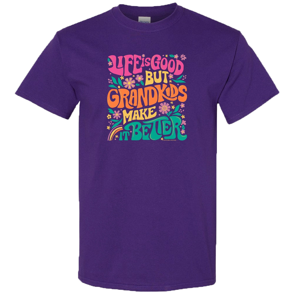 Southern Couture Soft Life Is Good Grandkids T-Shirt - SimplyCuteTees