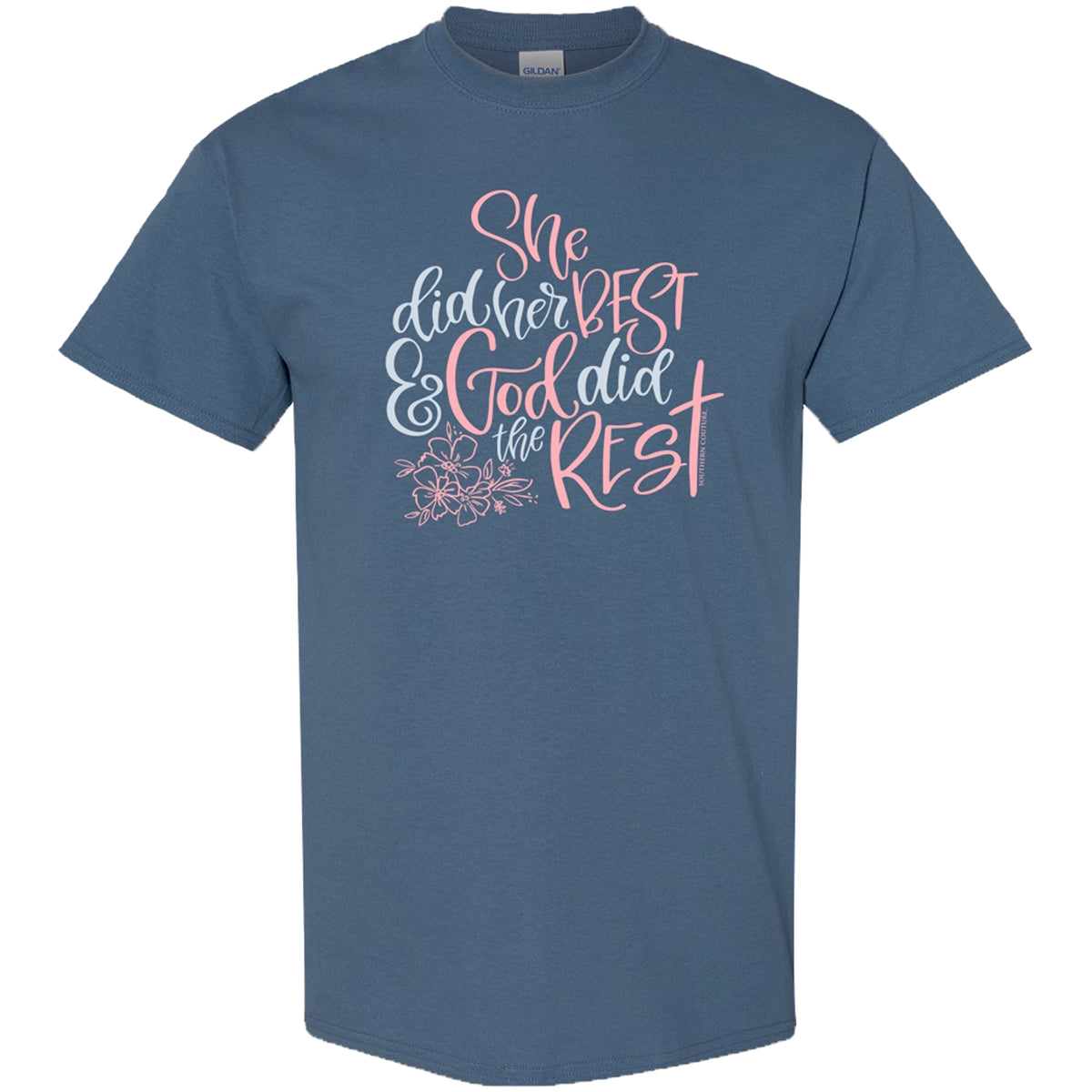 Southern Couture Soft She Did Her Best God T-Shirt - SimplyCuteTees