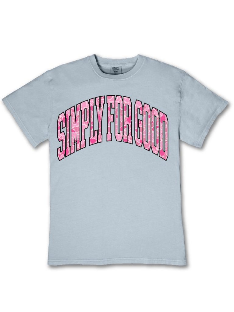 Simply Southern S4G Camo Logo Ashen Mineral Washed T-Shirt