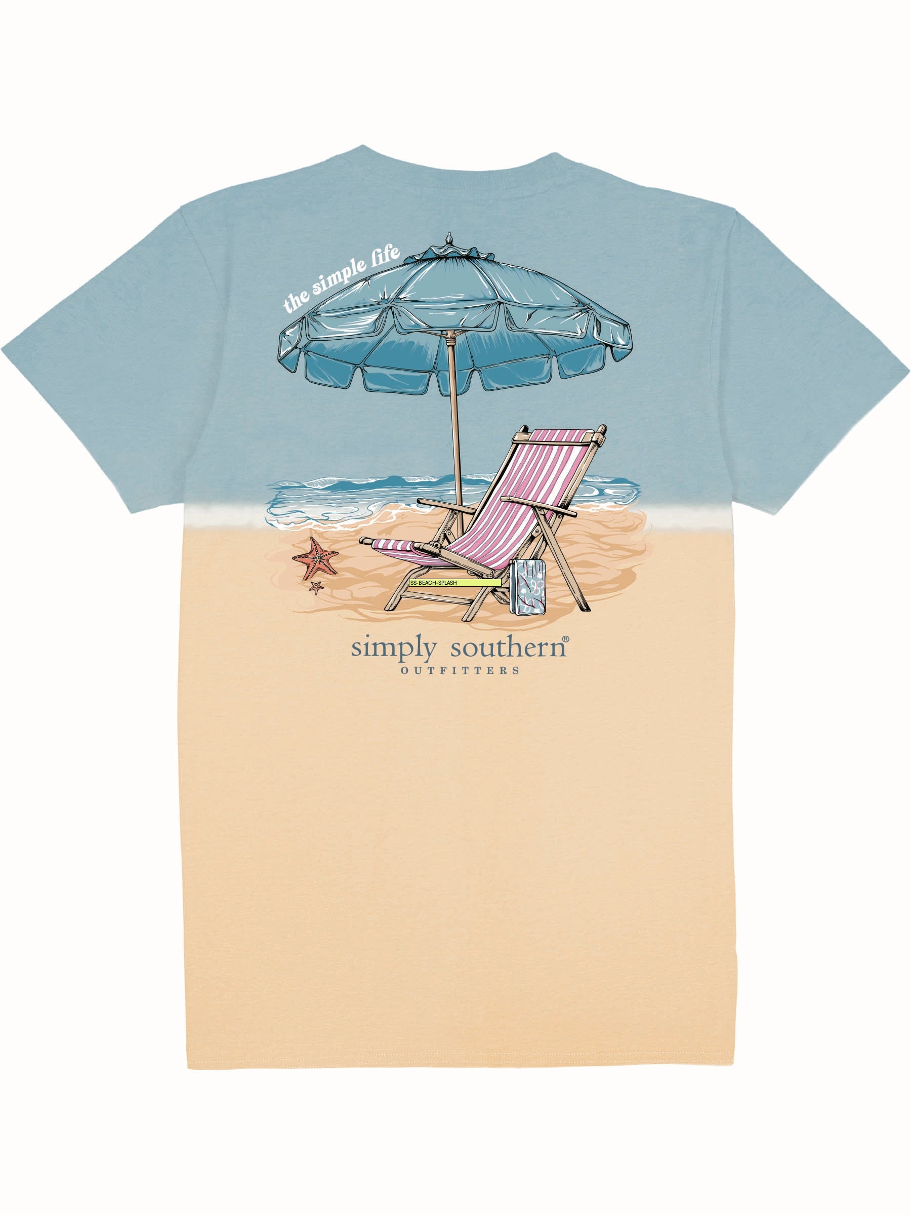 Simply Southern Beach Splash Tie Dye T-Shirt - SimplyCuteTees
