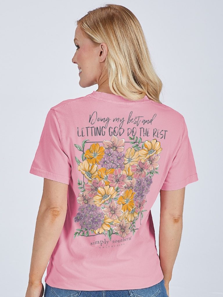 Simply Southern Doing My Best God T-Shirt - SimplyCuteTees