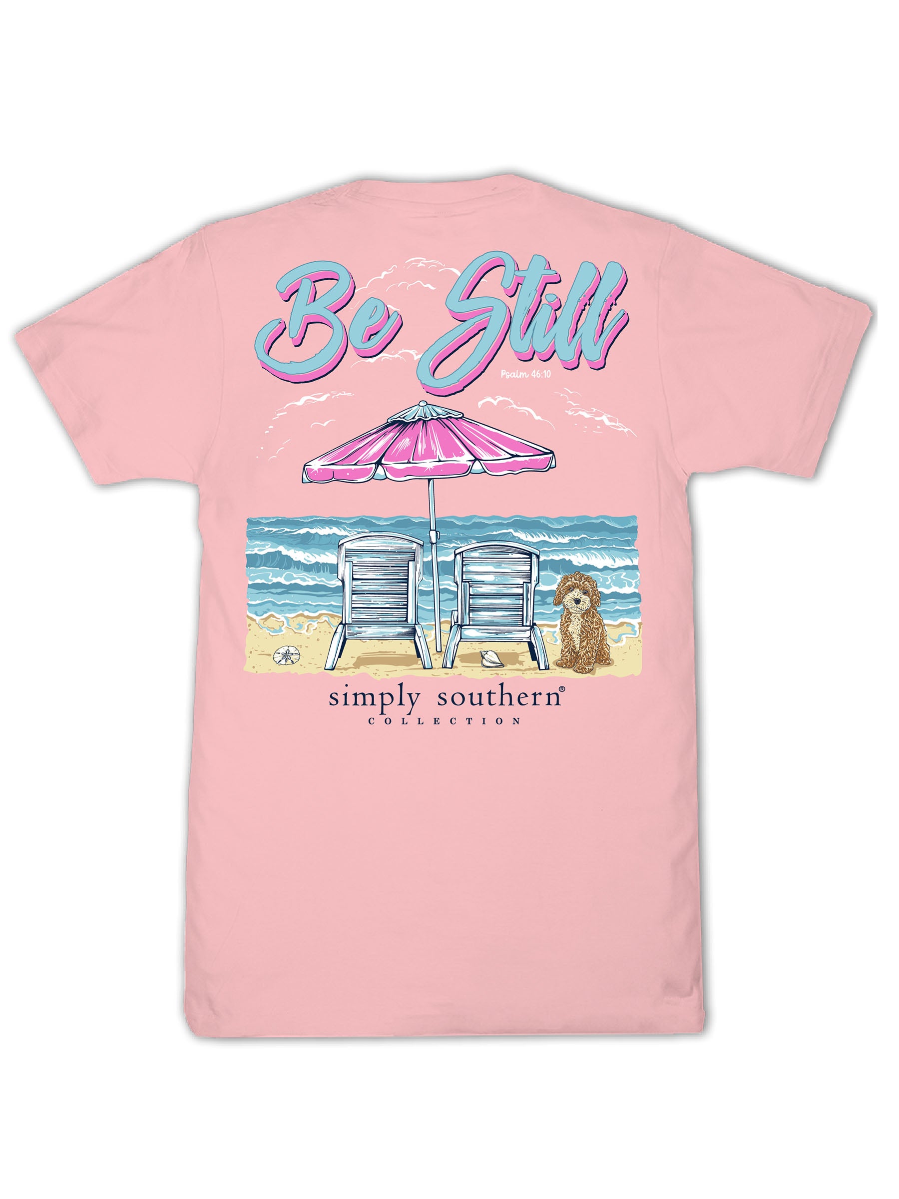 Simply Southern Be Still Beach Tearose T-Shirt - SimplyCuteTees