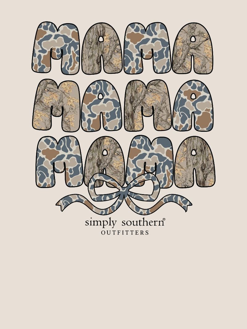 Simply Southern Camo Mama Dust T-Shirt - SimplyCuteTees