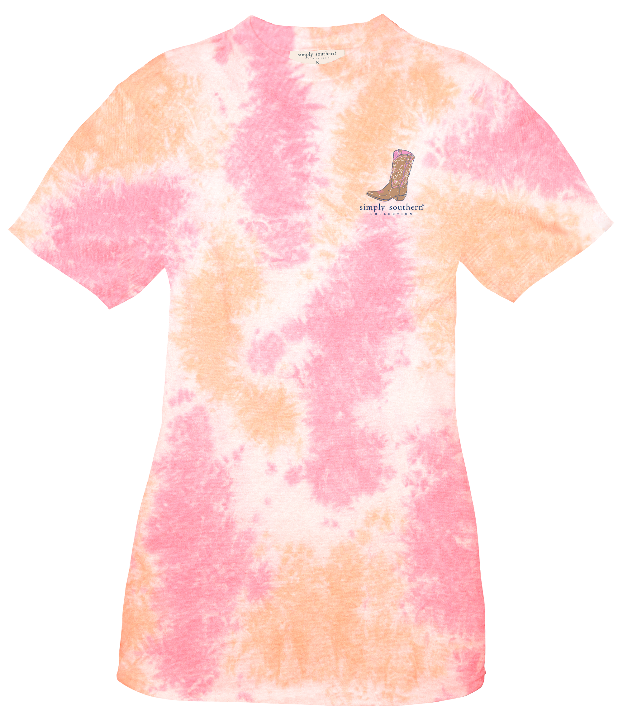 Simply Southern Cowgirl Summer Tie Dye T-Shirt