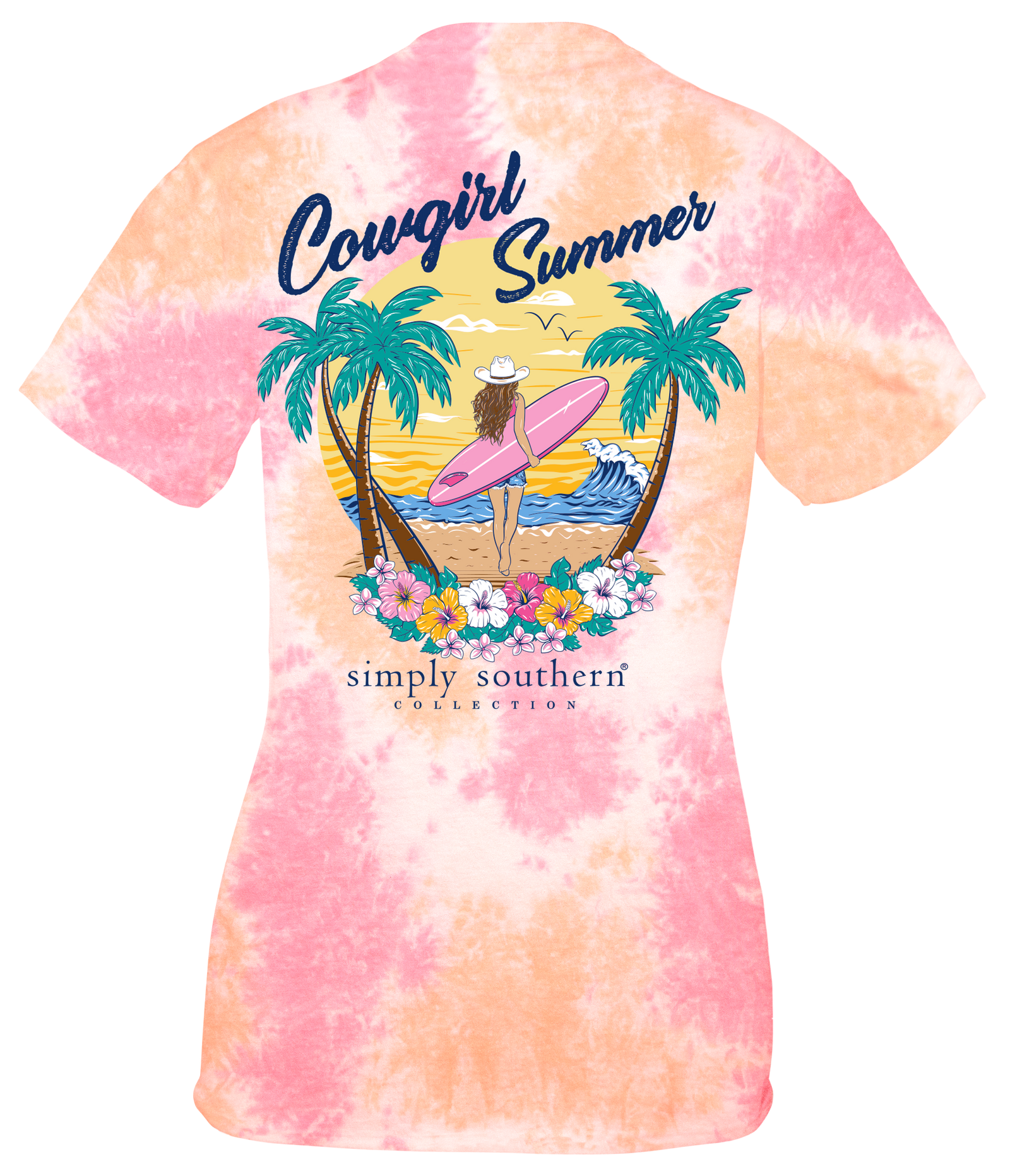 Simply Southern Cowgirl Summer Tie Dye T-Shirt