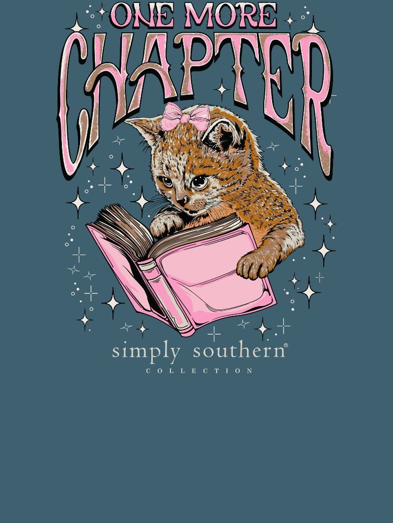 Simply Southern One More Chapter Cat T-Shirt - SimplyCuteTees