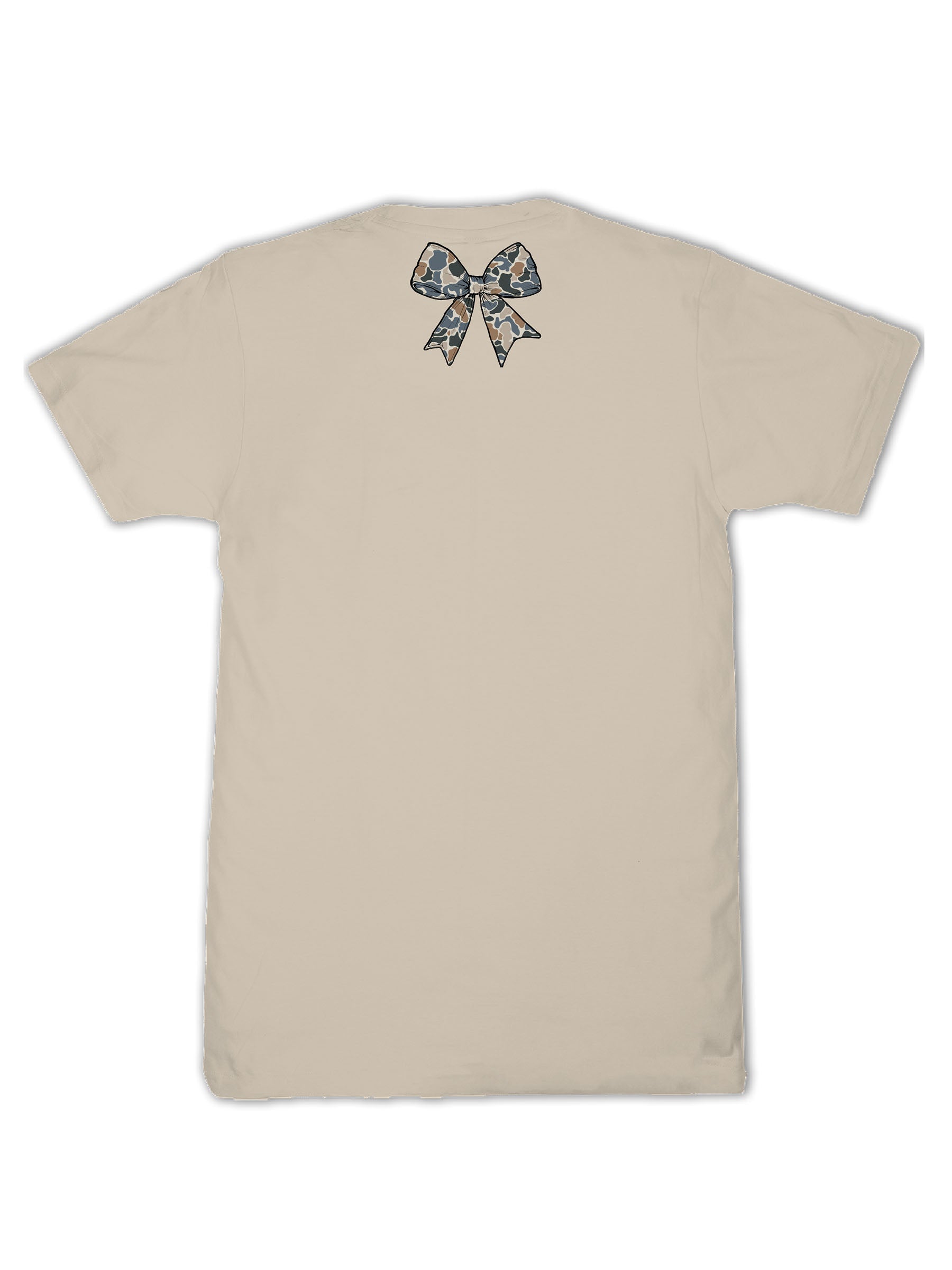 Simply Southern Cherry Camo Bow Clay T-Shirt - SimplyCuteTees