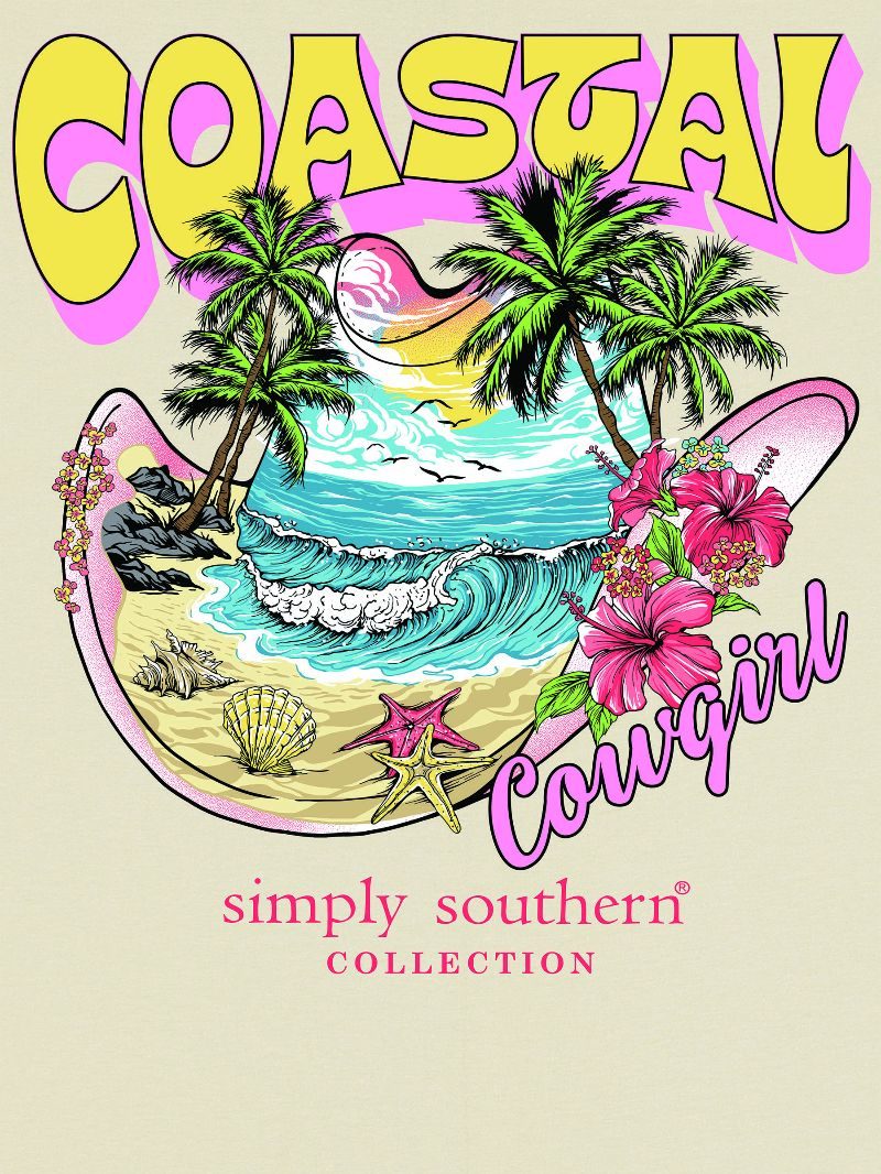 Simply Southern Coastal Cowgirl T-Shirt - SimplyCuteTees