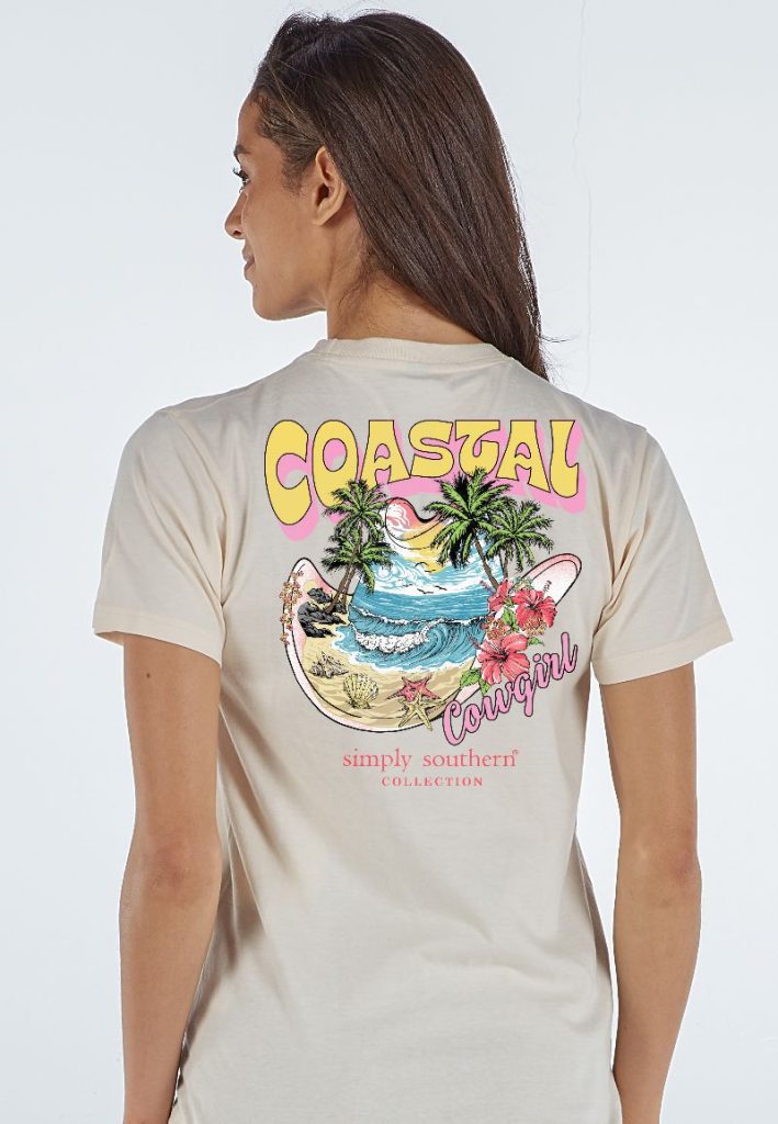 Simply Southern Coastal Cowgirl T-Shirt - SimplyCuteTees