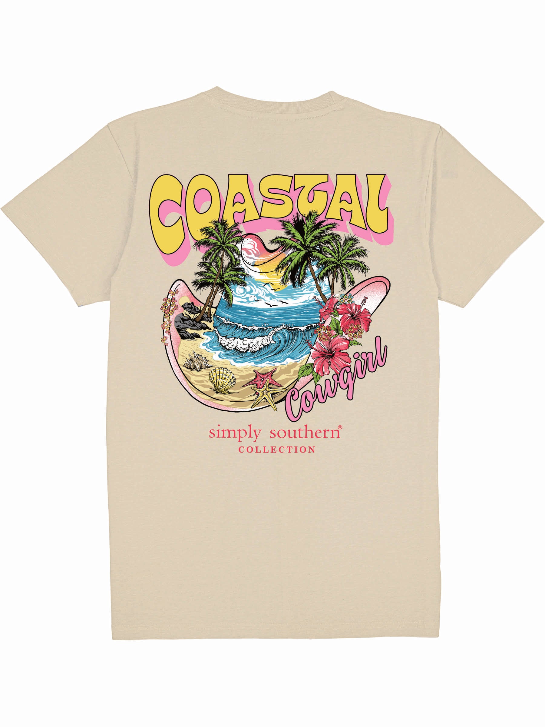 Simply Southern Coastal Cowgirl T-Shirt - SimplyCuteTees