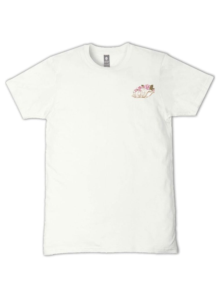 Simply Southern Conch Flowers Oyster T-Shirt - SimplyCuteTees
