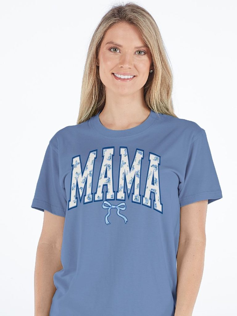 Simply Southern Coquette Bow Mama T-Shirt - SimplyCuteTees
