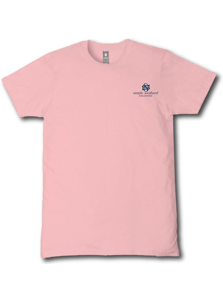 Simply Southern Crabby Beach Tearose T-Shirt - SimplyCuteTees