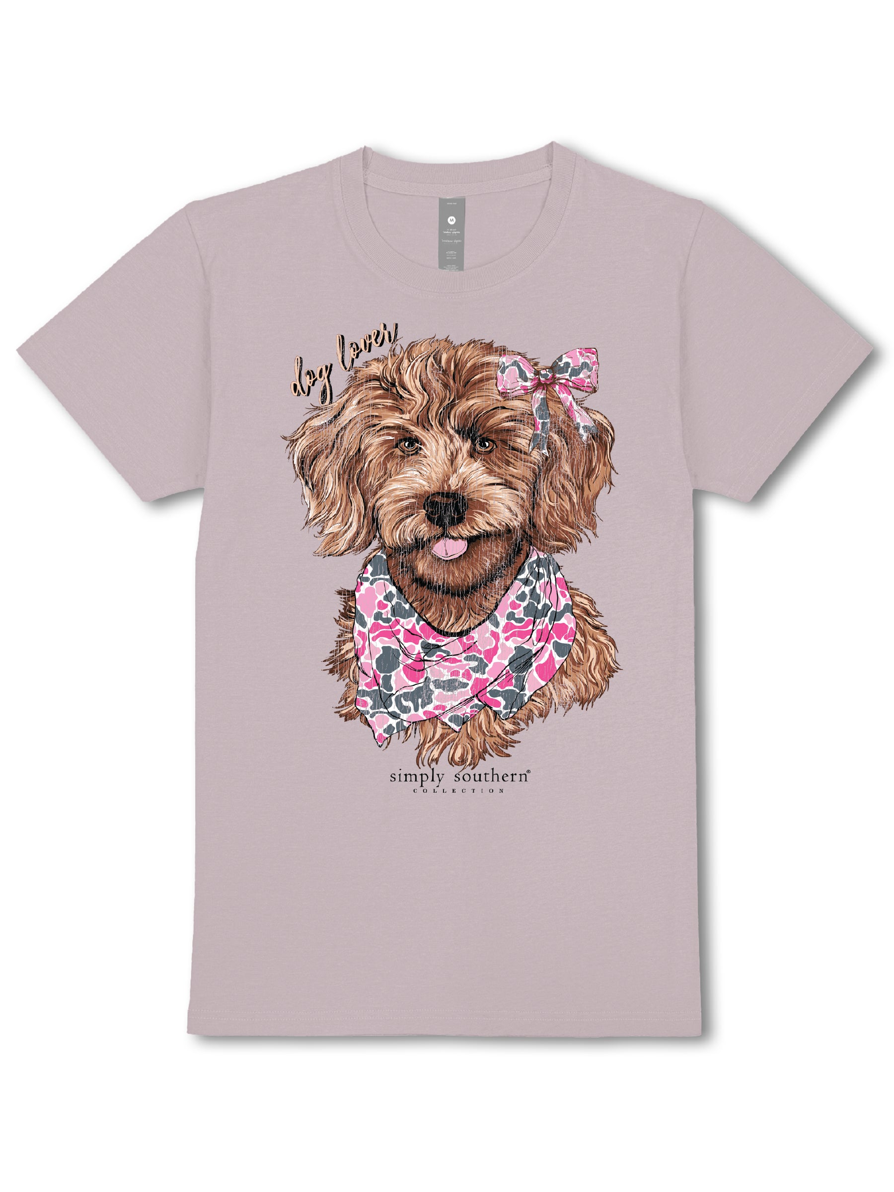 Simply Southern Dog Camo Bow T-Shirt - SimplyCuteTees