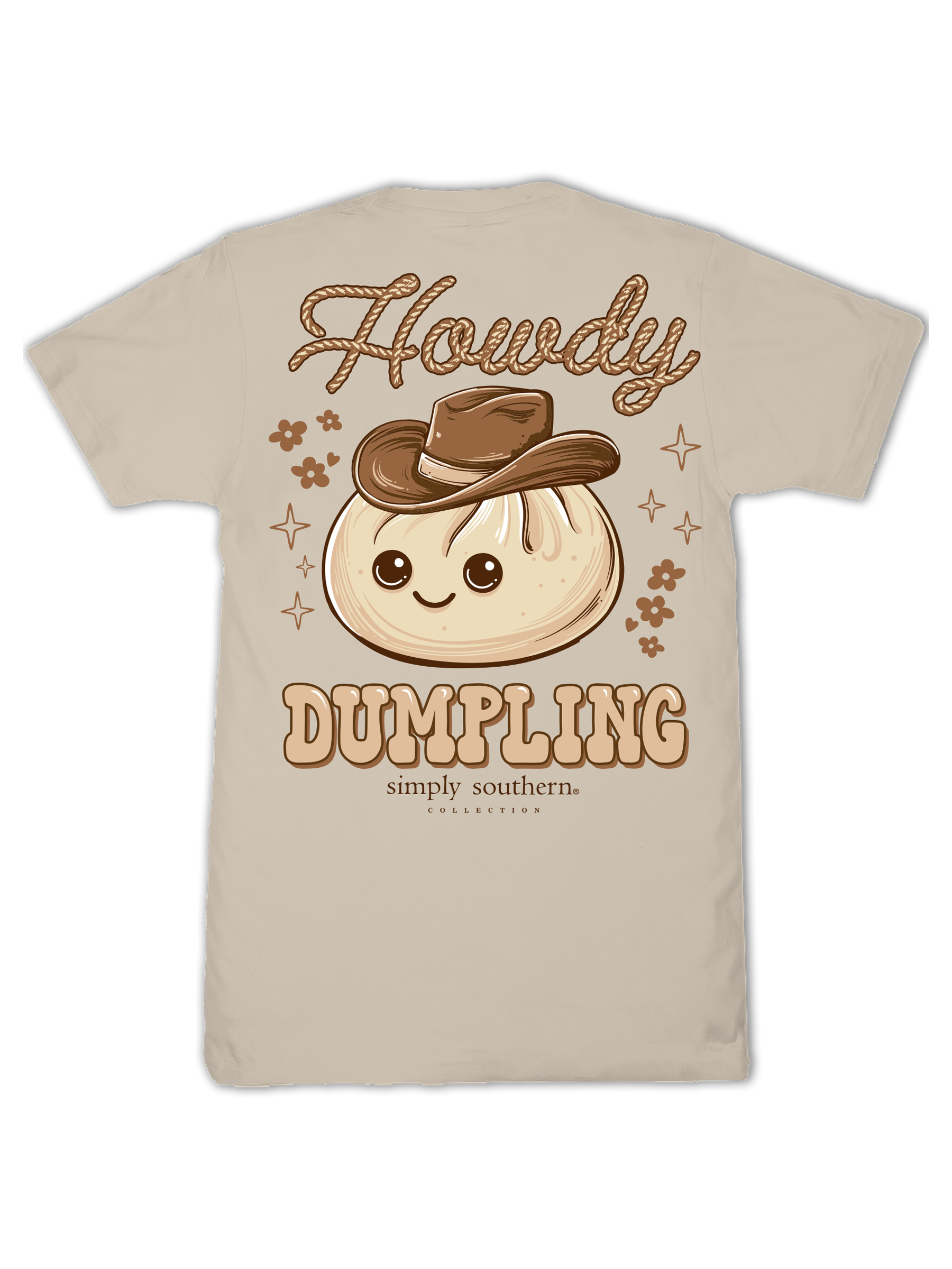 Simply Southern Squish Howdy Dumpling Clay T-Shirt