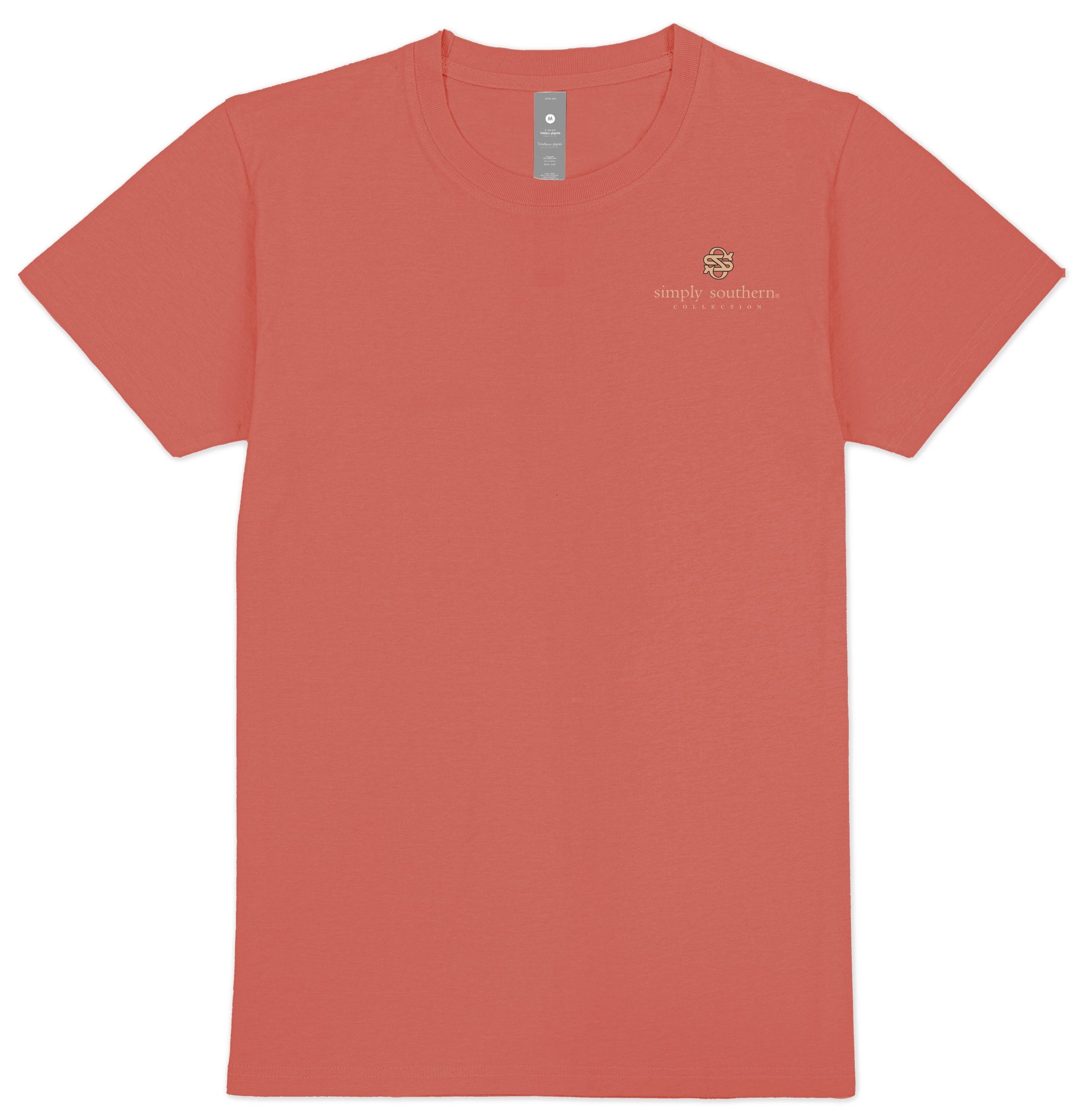 Simply Southern Floral Cow Skull Rust T-Shirt
