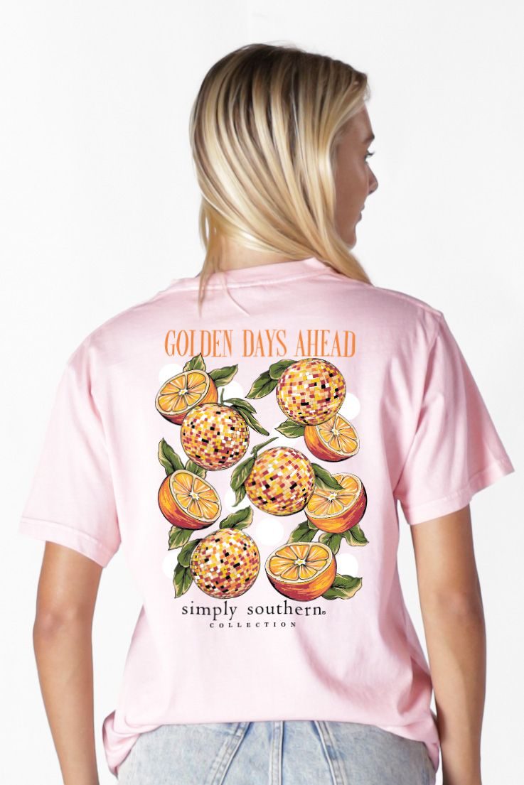 Simply Southern Golden Days Rosy T-Shirt - SimplyCuteTees