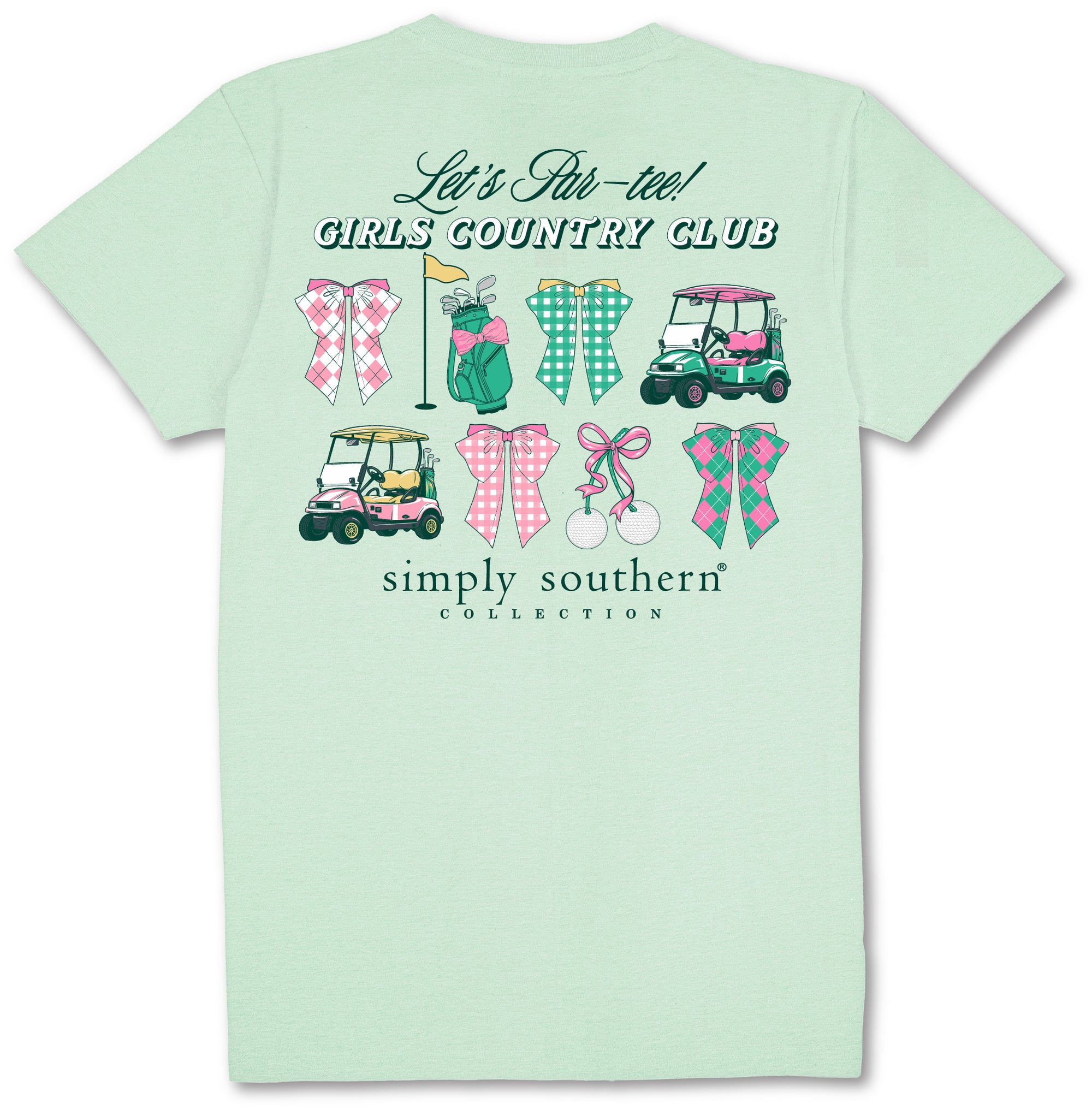Simply Southern Country Club Golf T-Shirt - SimplyCuteTees