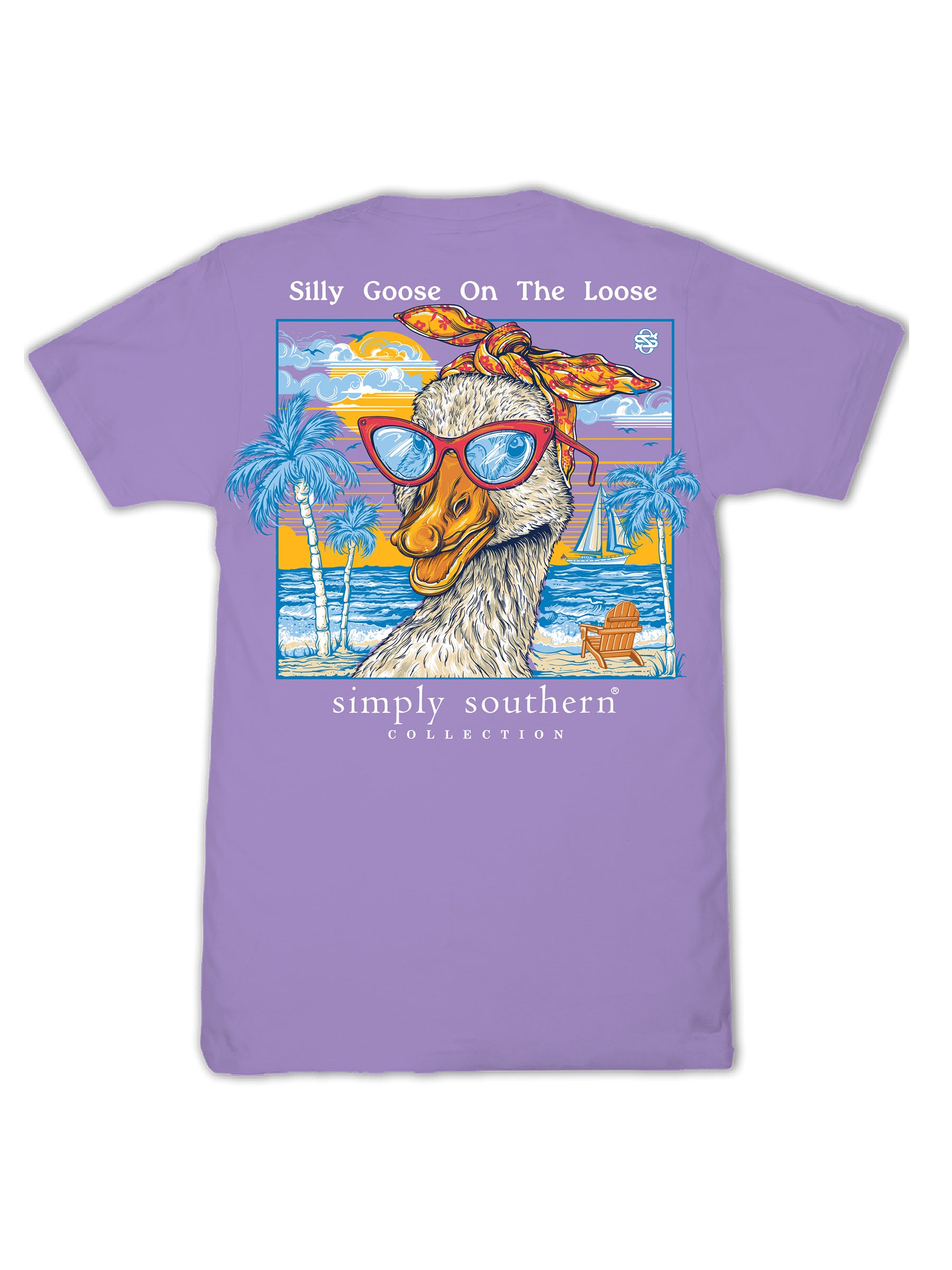Simply Southern Silly Goose Grape T-Shirt - SimplyCuteTees