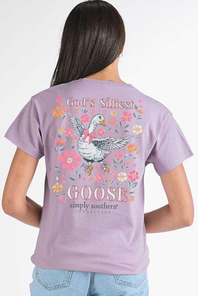 Simply Southern God's Silliest Goose T-Shirt - SimplyCuteTees