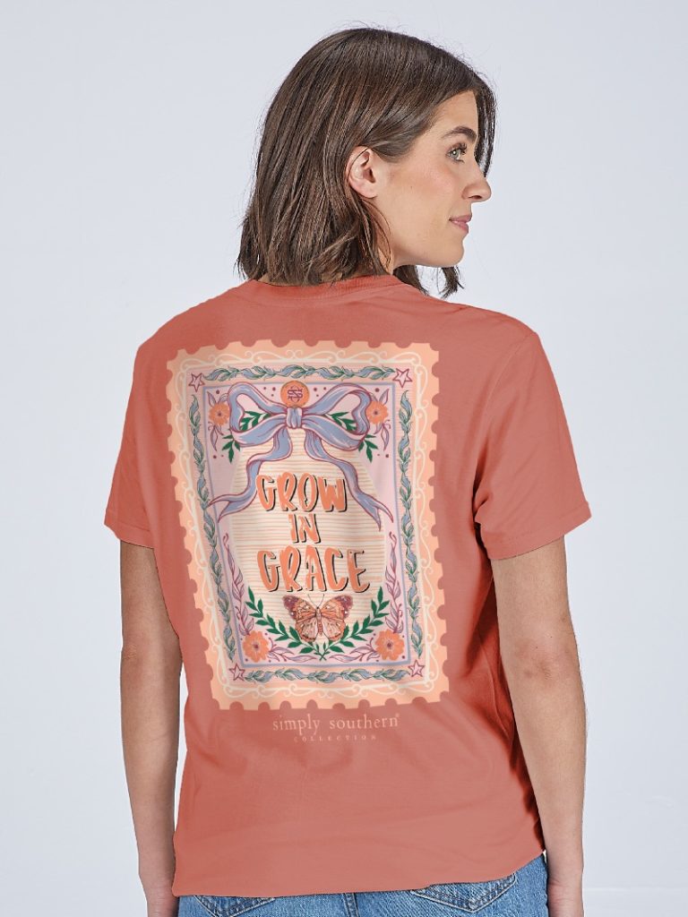 Simply Southern Grow In Grace T-Shirt - SimplyCuteTees