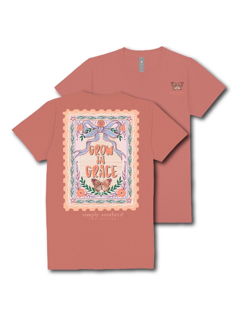 Simply Southern Grow In Grace T-Shirt - SimplyCuteTees
