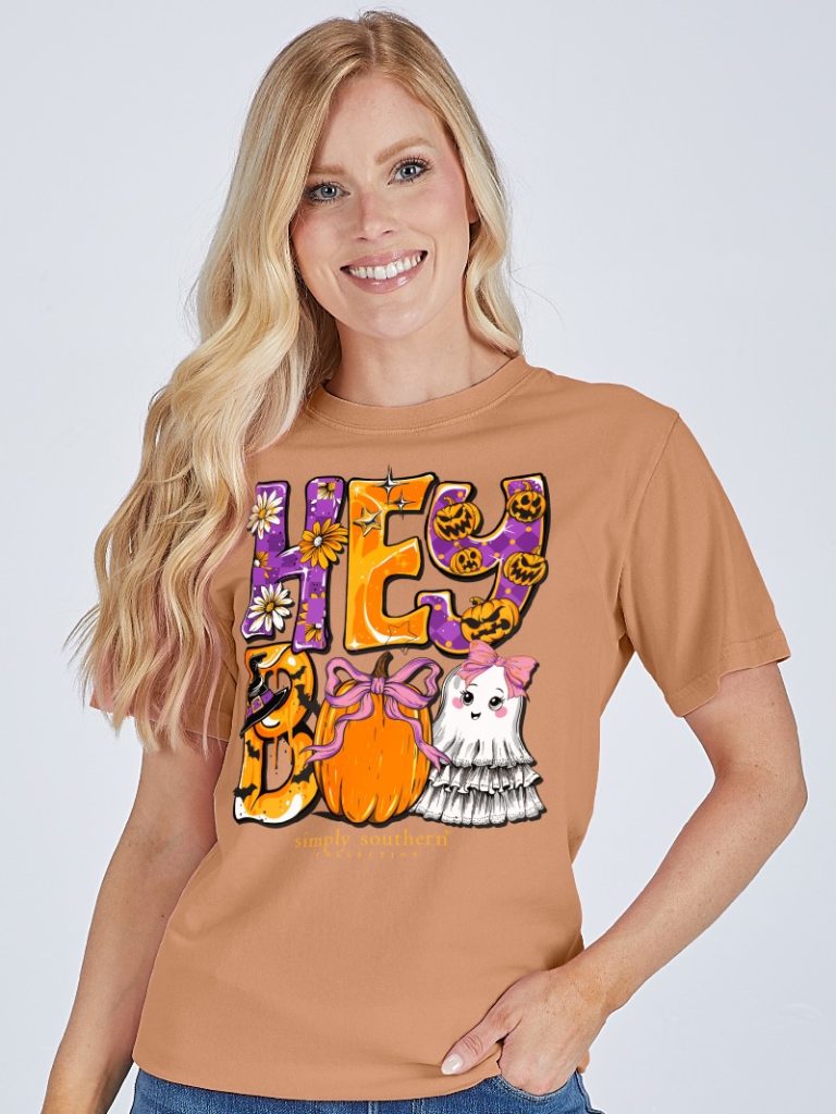 Simply Southern Hey Boo Ghost Fall T-Shirt