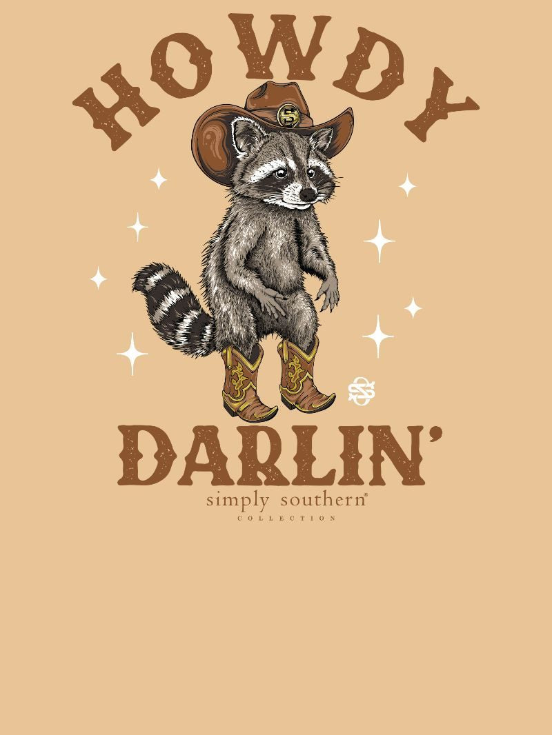 Simply Southern Howdy Raccoon T-Shirt - SimplyCuteTees