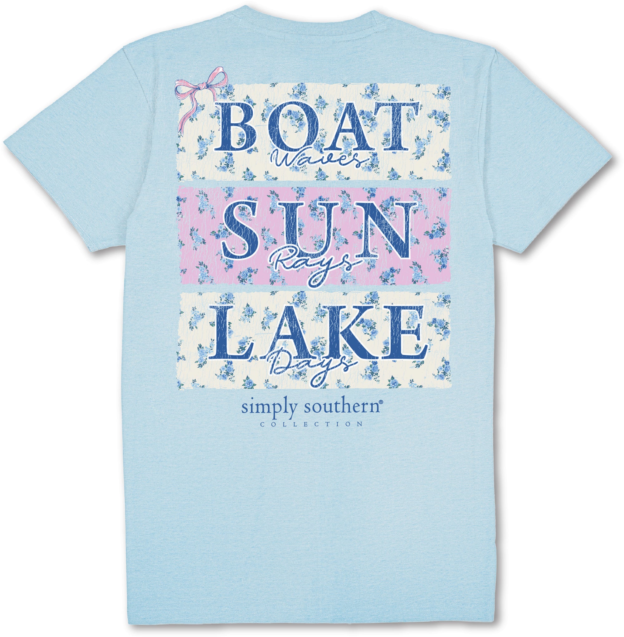 Simply Southern Boat Sun Lake T-Shirt - SimplyCuteTees