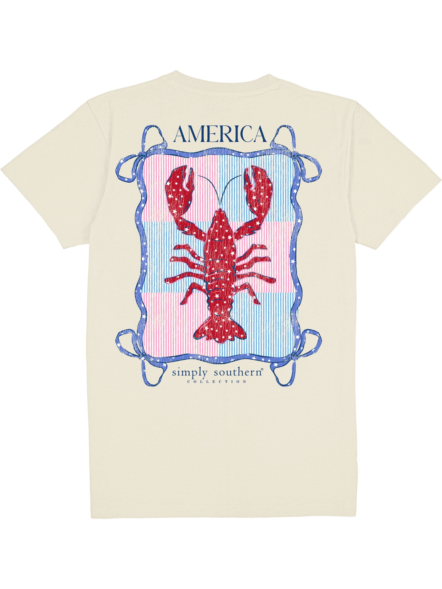 Simply Southern USA Lobster Wisp T-Shirt - SimplyCuteTees