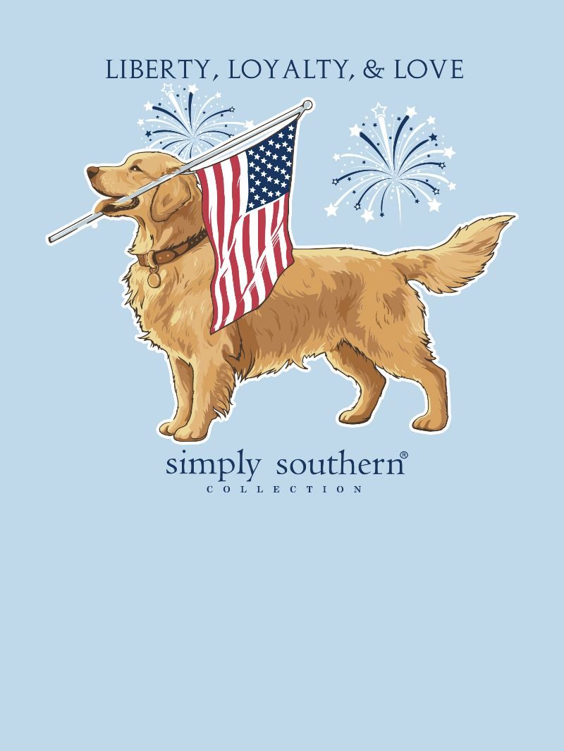 Simply Southern USA Loyalty Dog Ice T-Shirt