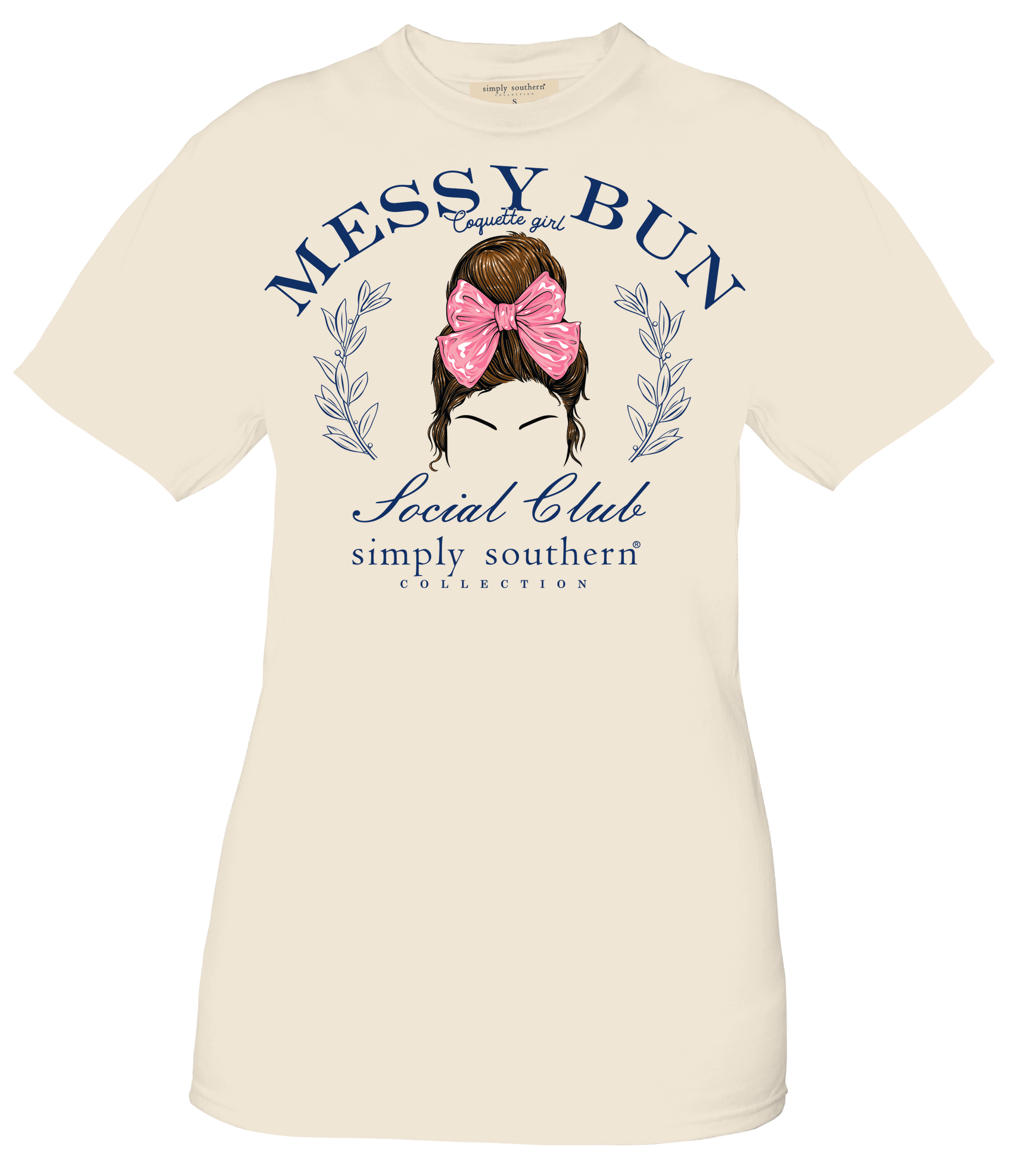 Simply Southern Messy Bun Social Club T-Shirt - SimplyCuteTees
