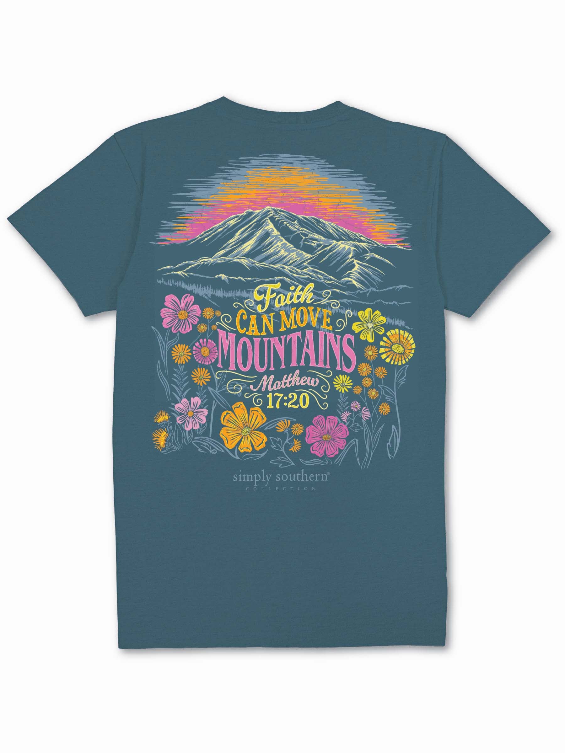 Simply Southern Faith Move Mountains T-Shirt - SimplyCuteTees