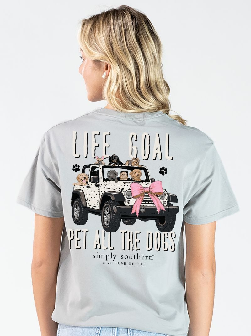 Simply Southern Pet Dogs Bow Lunar T-Shirt